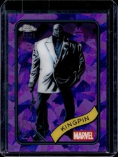 2025 Topps Chrome Marvel Sapphire Kingpin Purple Refractor #/15