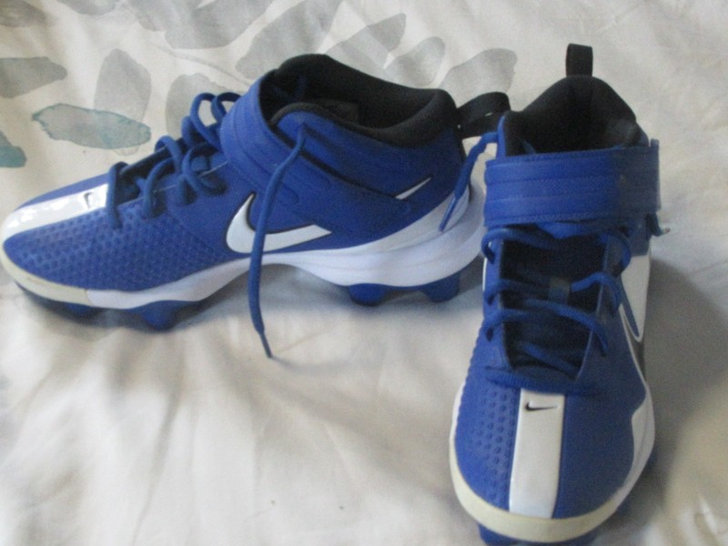 NIKE  FORCE TROUT 7 PRO BG BASEBALL-ROYAL BLUE 5.5Y - FREE SHIPPING