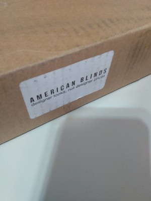 37w by 34 l 2 in blinds from American blinds