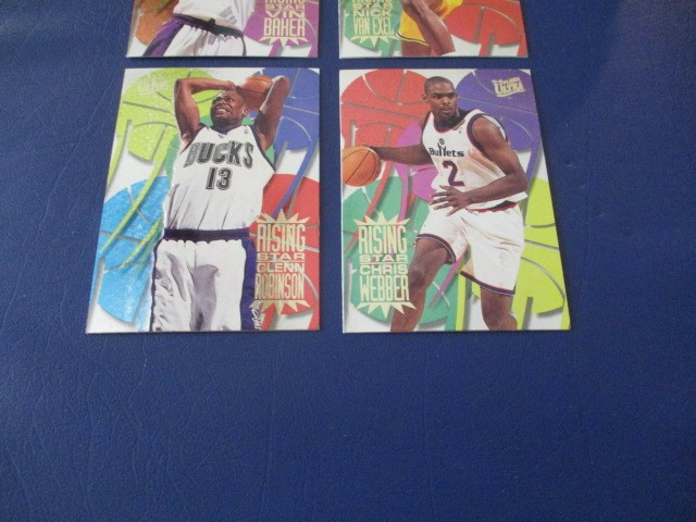 9) 1995-96 Fleer Ultra Rising Stars - Complete Set Foil Insert