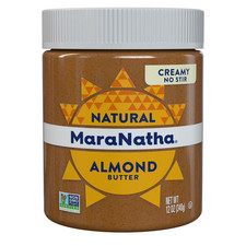 MaraNatha Natural Creamy Almond Butter 12 oz Jar Smooth Spread