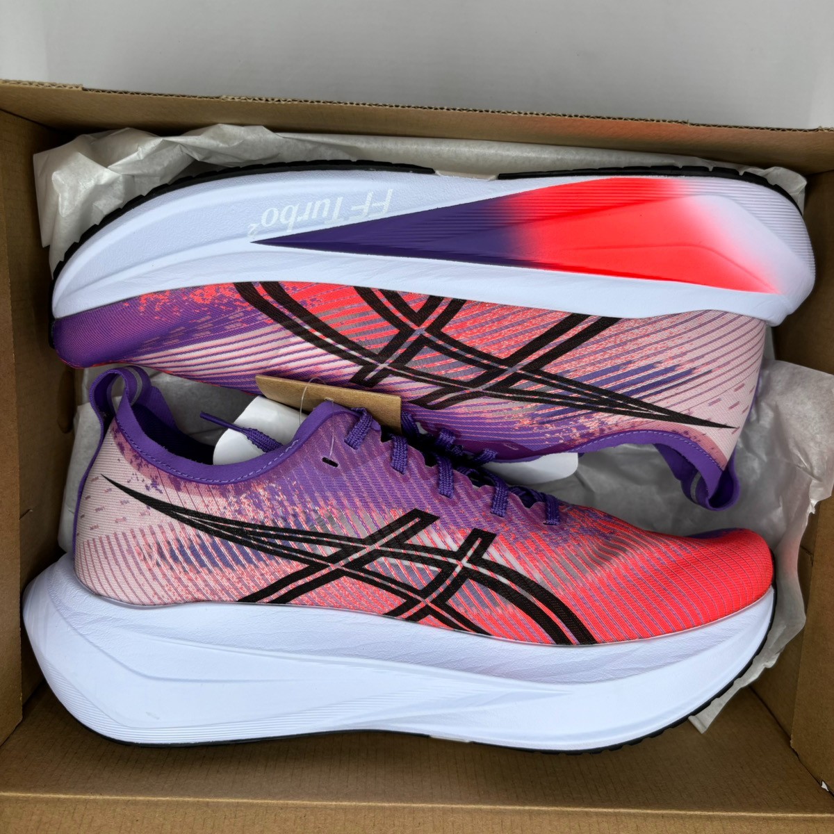 p*o様 アシックス MEGABLAST EDO PURPLE 新品未使用 25 MEGABLAST | Unisex | Edo Purple/Black | Running Shoes