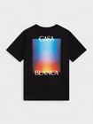 GRADIENT CASA BLANCA LOGO SHORT SLEEVE T‑SHIRT.