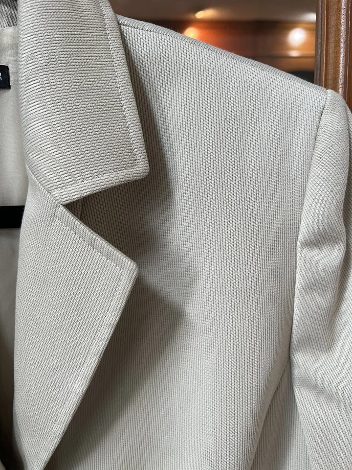 ANTONIO MELANI Beige Blazer jacket Sz10 - Image 2 of 4