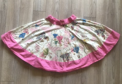 McCalls Sewing Pattern Fabric Handmade Girl Skirt Sz 10 Reversible Pink 26 X 19 - Picture 6 of 12
