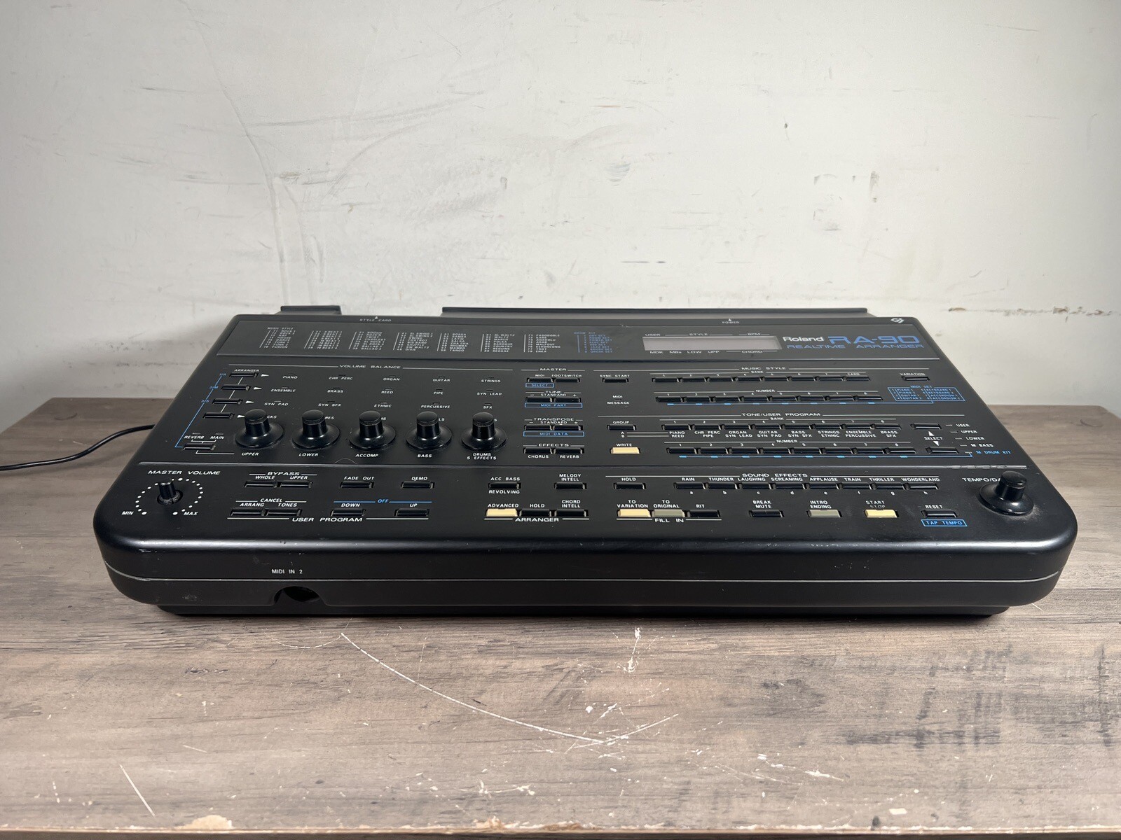 Roland RA50 Real Time Arranger MIDI Sound Module Vintage Synth Japan 1980's