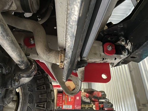 Red Recovery Tow Point for Ford Ranger PX123 2012-On Heavy Duty 5000kgs 4WD - Picture 9 of 12