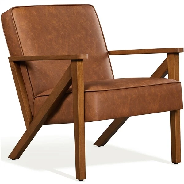 Exposed wood accent chair online