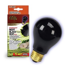 Zilla Night Black Heat Incandescent Bulb 75W  2 pack 