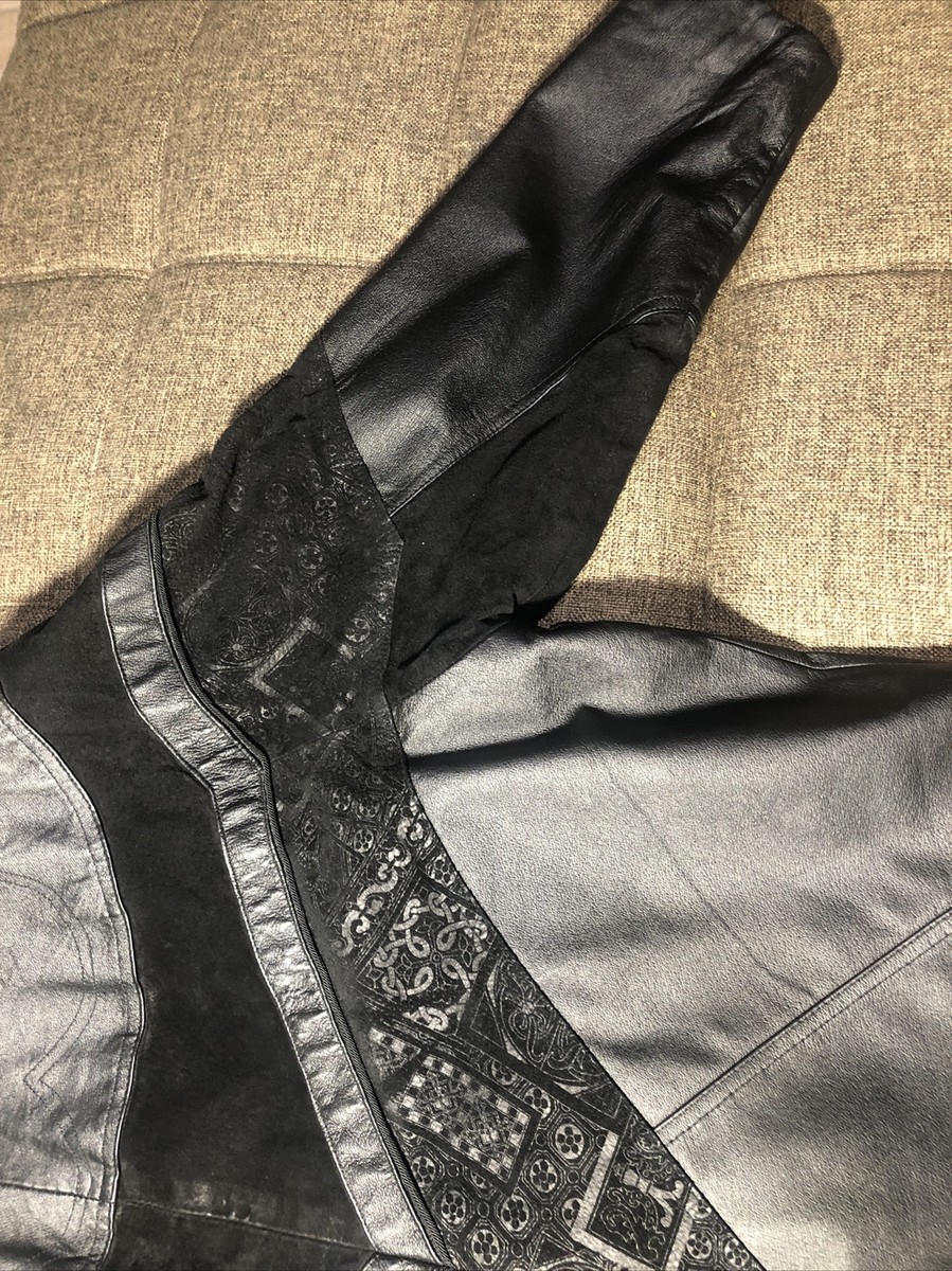 Preston & York Leather Jacket Black Genuine Pig Skin RN Preston & York Leather Jacket Black Genuine Pig Skin RN