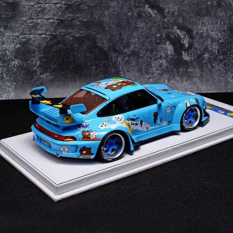 SUPER RARE* 1/18 VIP Model RWB Porsche 911 993 Line Friends