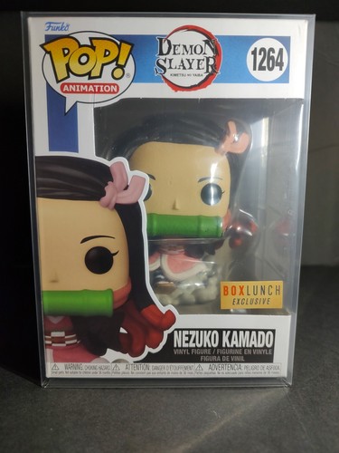 Nezuko Kamado Demon Slayer FunkoPop #1264 Boxlunch Exclusive w/EcoTEK Protector - Picture 8 of 9