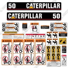 Fits Caterpillar GC25 Decal Kit Forklift - 7 YEAR OUTDOOR 3M VINYL!