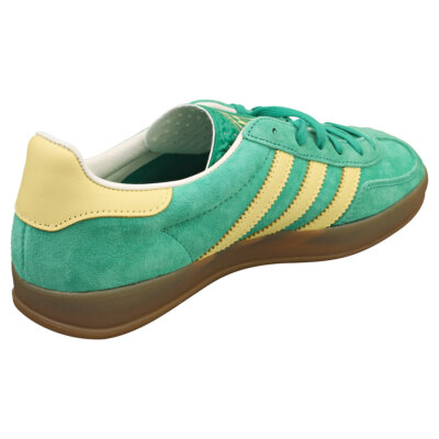 adidas Gazelle Indoor Mens Fashion Sneakers in Green Yellow - 4 US | eBay