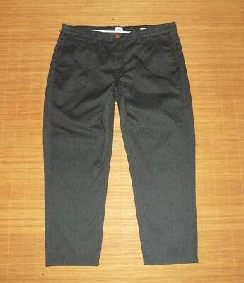 chino SERGE BLANCO 702 coupe court confort en coton gris taille 36 US ou 46 EUR - Photo 1/4