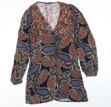 Nasty Gal Womens Viscose Blend Shift Size 6 V-Neck