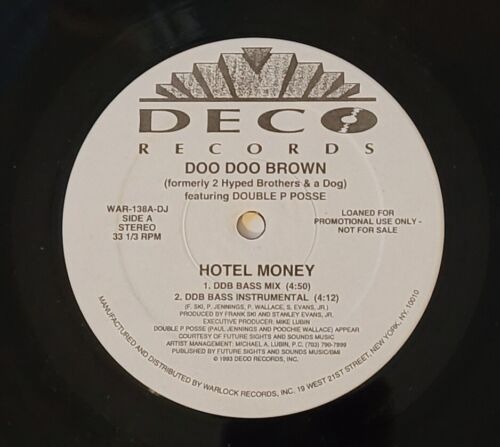 Rare Doo Doo Brown Hip Hop Promotional Use Only Not For Sale LP W/Double D Posse - Picture 2 of 5