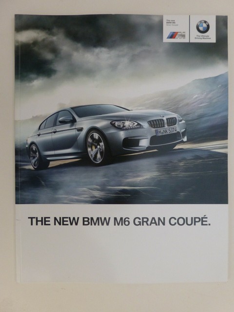 Bmw M6 Gran Coupe 13 Sales Brochure For Sale Online Ebay