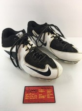Nike MVP Strike 2 Low Metal Cleats Baseball BSBL 68486-001 SZ 6.5 Black White