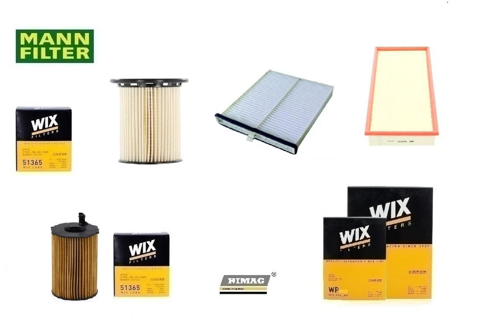FILTRI WIX MANN FILTER Kit Filtri Tagliando VW Touareg 7P5,7P6 3.0 V6 TDi