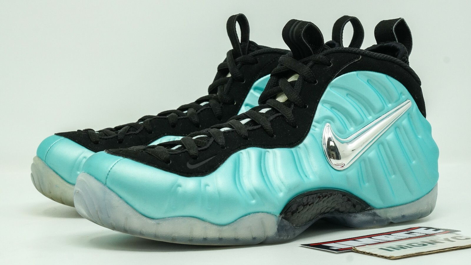 nike foamposite turquoise