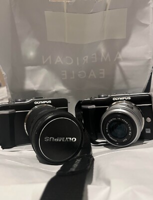 OM SYSTEM Olympus PEN E-PL1 Bundle with 2 Lenses