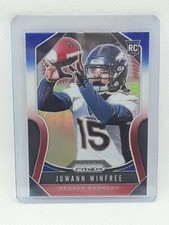 Juwann Winfree 2019 Prizm Football - RED WHITE & BLUE #387 Denver Broncos
