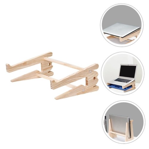Portable Notebook Stand Wooden Notebook Cooling Pad New Laptop Stand Desktop