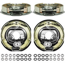 12" x 2"Electric Trailer Brake Self-Adjusting Assembly 7000 lbs Axle 2 Pairs