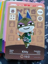 Kitty Animal Crossing Amiibo Card 166 Seri...