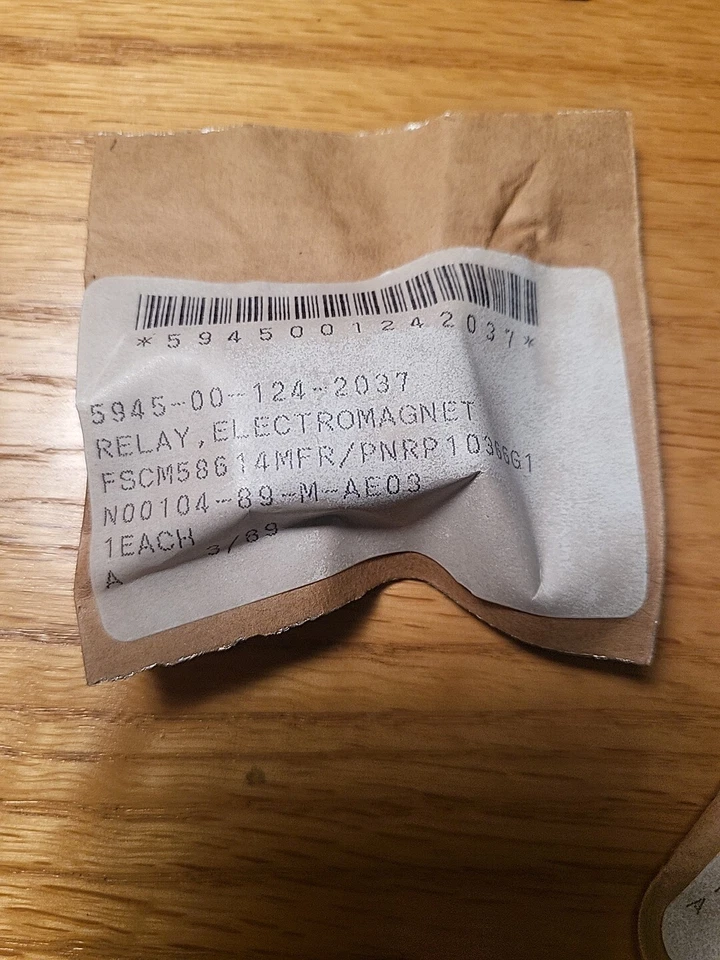 COMM. INSTR. RELAY PN RP10366G1 NSN: 5945-00-124-2037, ALT. PN 455-0018-012, NOS - Image 3 of 4