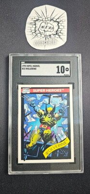 1990 Impel Marvel Wolverine #23 SGC 10 GEM MINT - RARE!