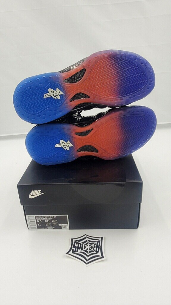 Nike Air Foamposite One QS Gradient Soles Black/Royal/Ornage  display picture 3