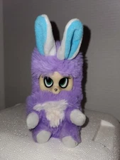 FUR BABIES WORLD DREAMSTARS KIKI PLUSH TOY CAN MOVE EYES PURPLE WHITE