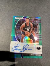 2020 Panini Prizm Draft Picks Basketball Lamar Stevens Green Auto PA-LS New Mint