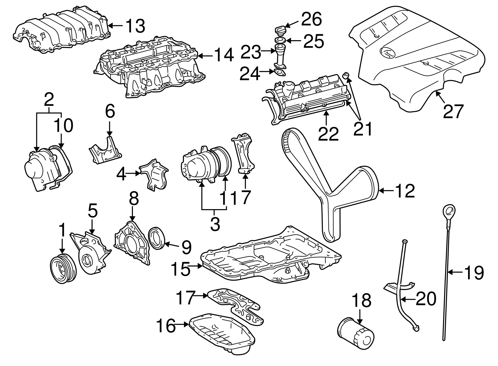 Genuine Lexus Valve Cover Gasket 1121350031 eBay