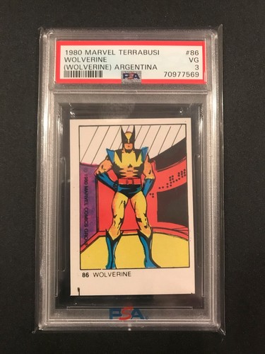 1980 Marvel-Wolverine True Rookie-RARE Argentina Variant-PSA 3-LOW POP ...