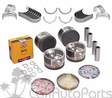 95-04 TOYOTA TACOMA 2.4L 2RZFE DOHC 16V NPR PISTONS +RINGS SET MAIN ROD BEARINGS