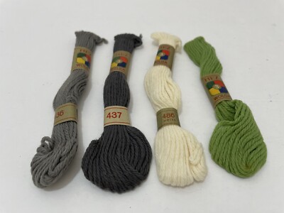 Mez Wolfs Needle Work Thread 4 Skeins 10 Meters Each German
