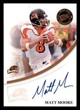 2007 Press Pass Autographs Bronze Rookie Matt Moore Oregon State Beavers/Cowboys