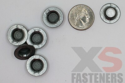 #ad 1 4quot; Push On Cap Nut Steel Mechanical Zinc Plated 1000pcs $29.00