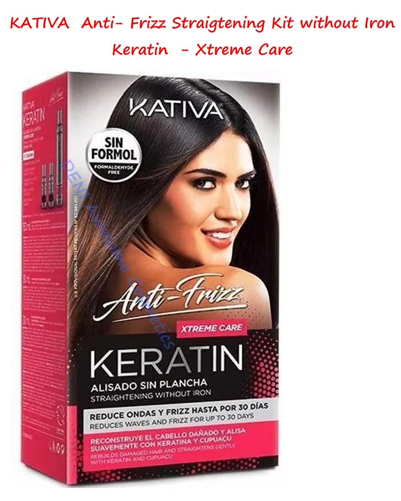 KATIVA Anti-Frizz Straightening without Iron - Keratin Xtreme Care