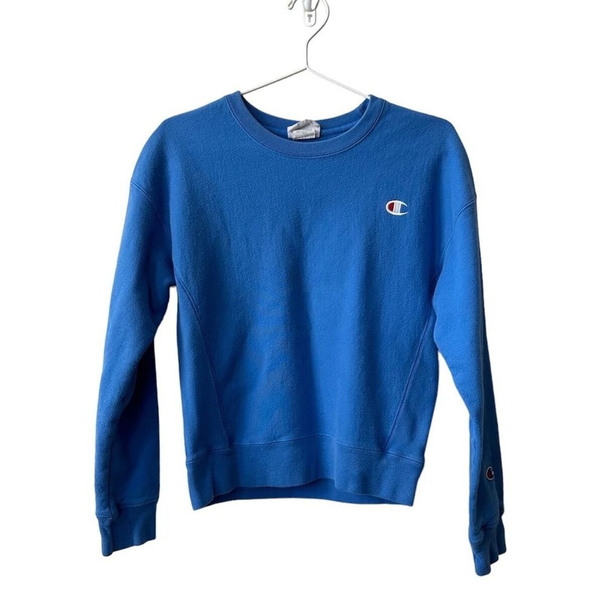 Vintage Champion Reverse Weave Blue Crew Neck Sweatshirt Vintage Champion Reverse Weave Blue Crew Neck Sweatshirt
