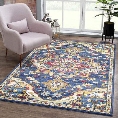 Große Traditionelle Teppiche Modern Wohnzimmer Flur Läufer Teppich Schlafzimmerteppich Matte*