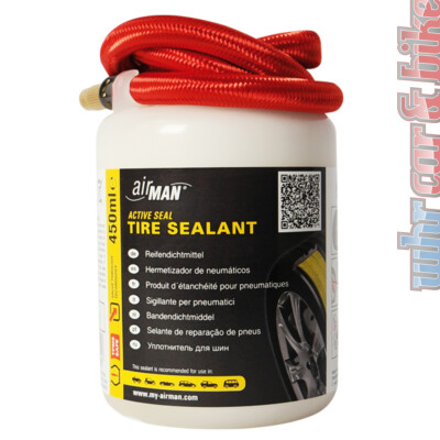 airMAN Reifendichtmittel Nachfüllflasche 450ml Valve Through Sealant MHD 07/2030