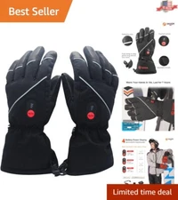 Adjustable Temperature Heated Snowboarding Gloves - Outdoor Sports Thermal Wear