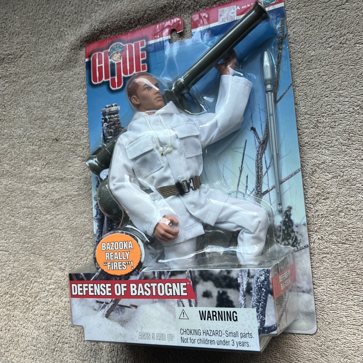 GIジョー　砲台 Gi Joe Defense of Bastogne Firing Bazooka Hasbro 81603 for sale
