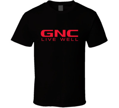 NEW SHIRT GNC LIVE WELL GYM T-SHIRT MEN'S ALL SIZE FUNNY USA TEE