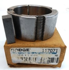 DODGE, TAPER-LOCK BUSHING, 117071, 1610 X 1-11/16 KW, 1-11/16" BORE, NO SCREWS