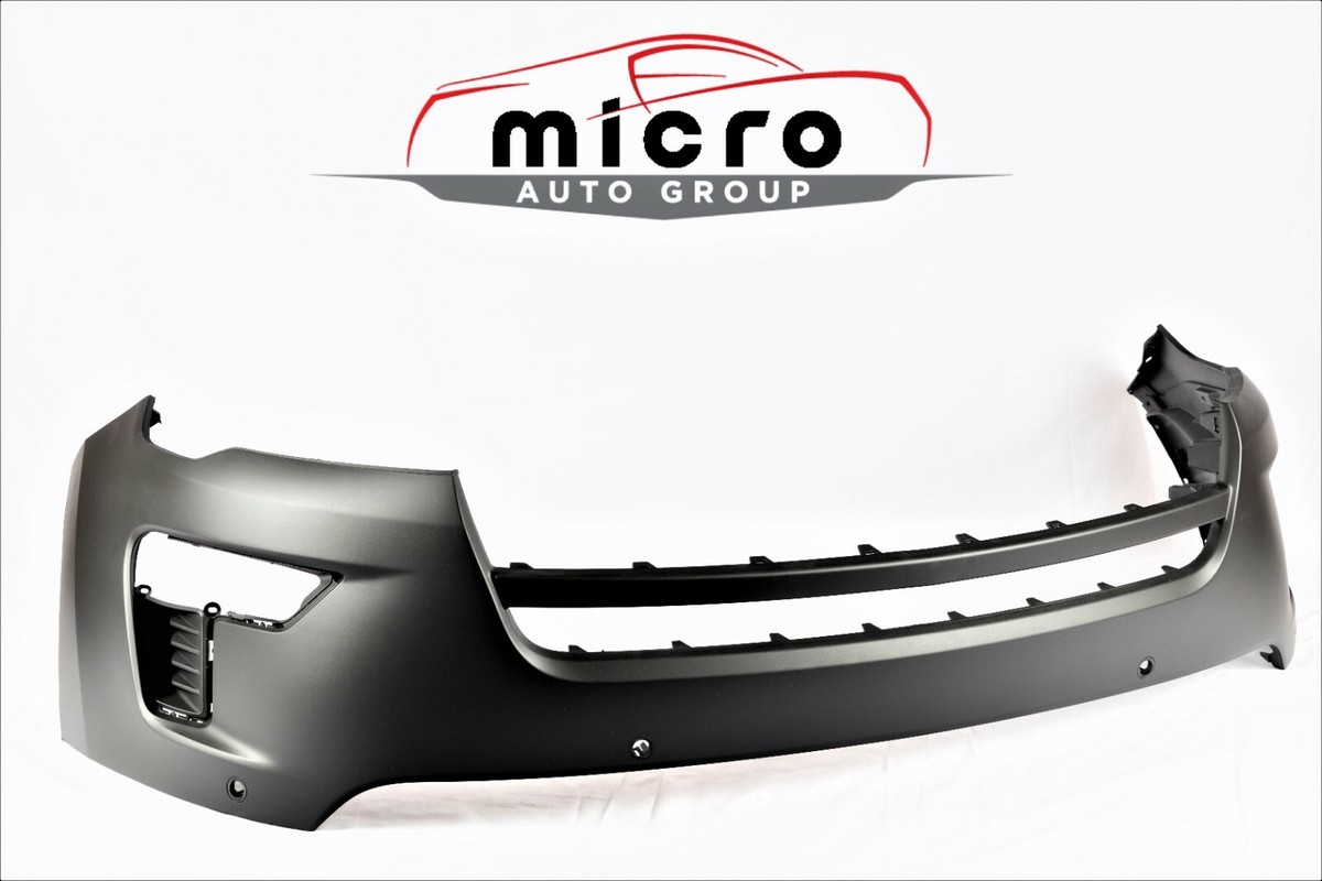 18 19 FORD EXPLORER FRONT BUMPER OEM PRIMED W/ 4 SENSORS